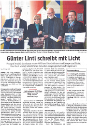 Günter Lintl schreibt mit Licht