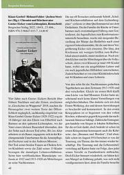 Chronist und Kirchenvater Gustav Eicker vom Lichtenplatz