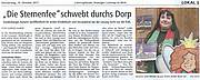 "Die Sternenfee" schwebt durchs Dorp