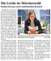 Daniela Schwaner in der Stadtbibliothek Ronsdorf