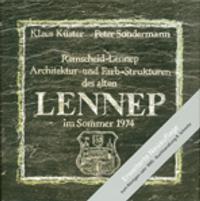 Architektur- und Farb-Strukturen des alten Lennep im Sommer 1974